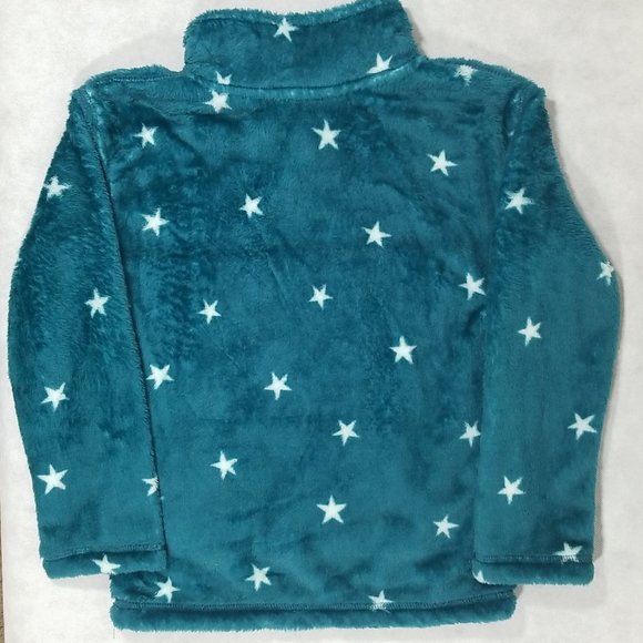 Jumping Beans Girls Size 6 Green Quarter Zip Pullover Sweatshirt Jacket NWT - Picture 4 of 4